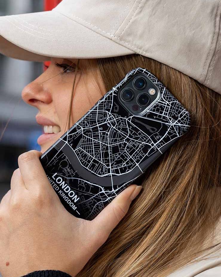 Coque de smartphone CityMarble™ avec plan de ville