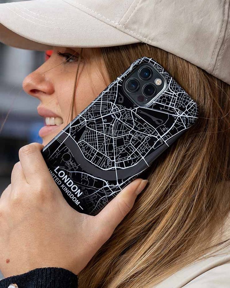 Coque de smartphone CityMarble™ avec plan de ville